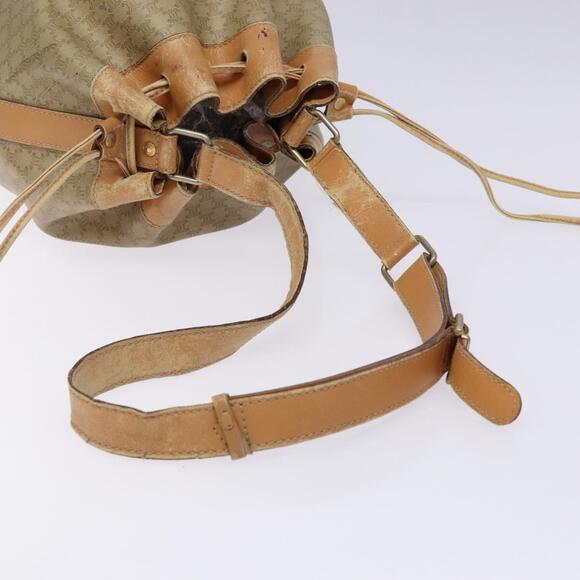 CELINE Macadam Canvas Shoulder Bag Beige - Picture 7 of 12